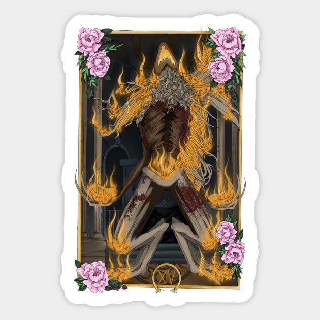 Laurence the First Vicar Tarot Sticker by WtfBugg